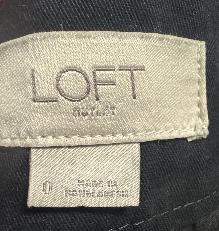 Loft Shorts Womens 0 Chino Short 12 inch