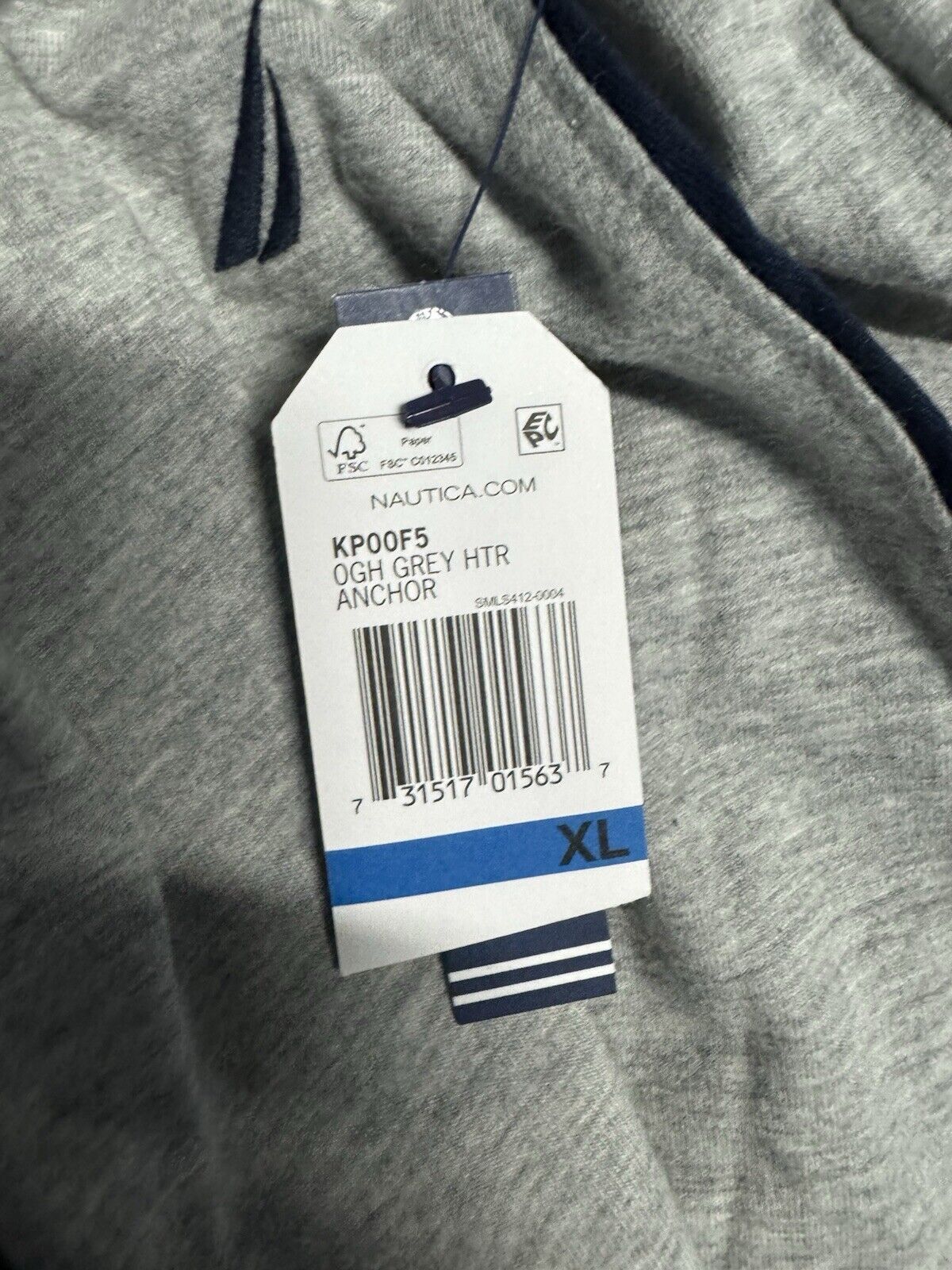 Nautica knit sleep pants XL gray heather