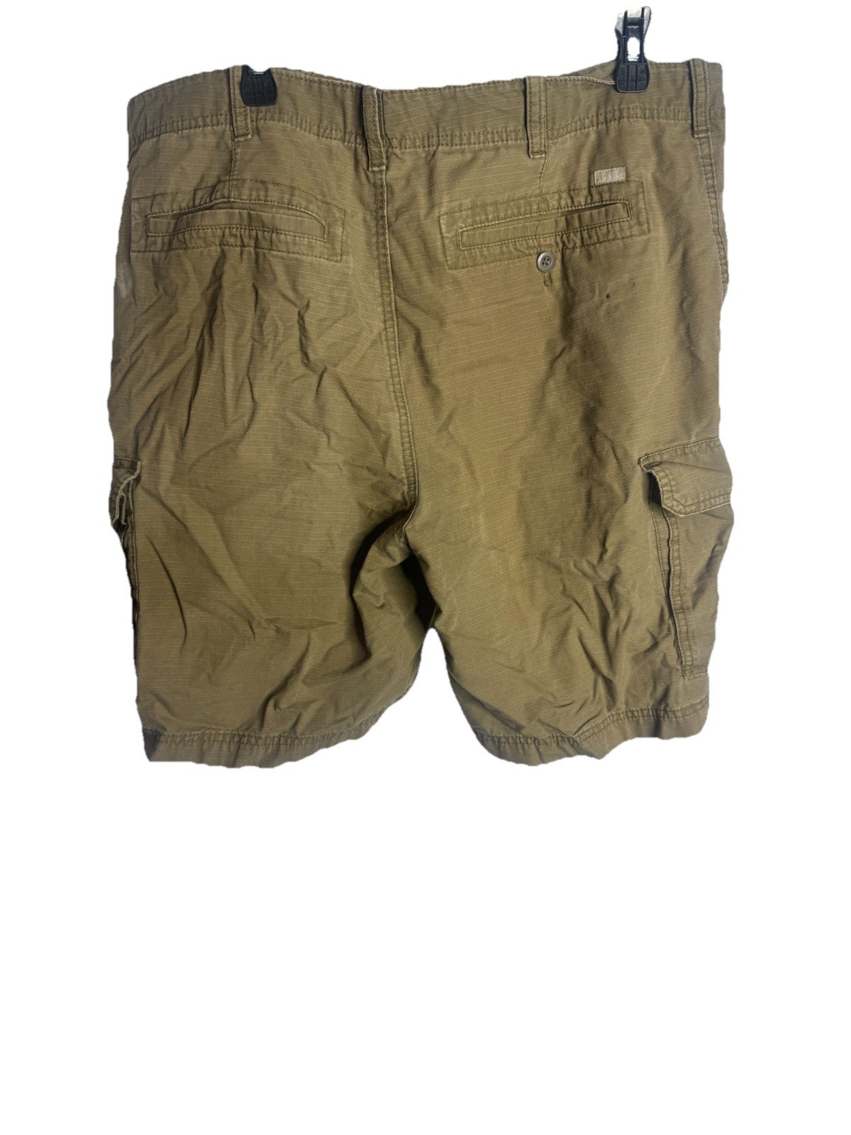 Izod Luxury Sport Shorts Mens 38 Chino Light Brown Tan Khaki Casual Golf