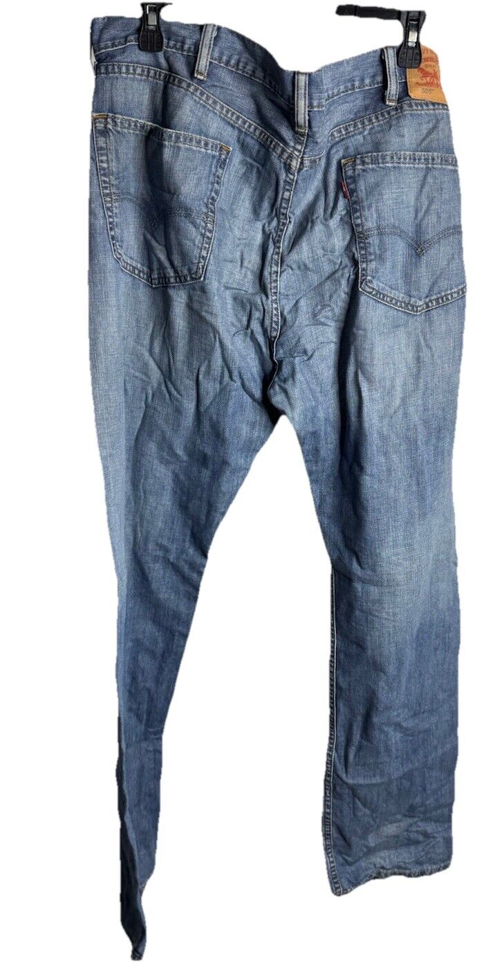 Levi's Men's 505 Regular Straight Jeans 38x34 Blue