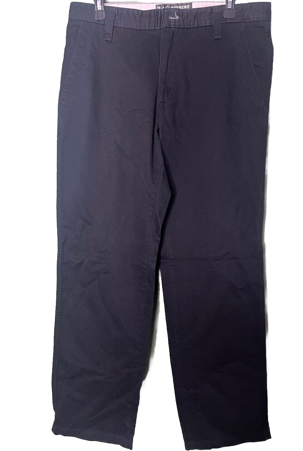 Lee Mens 33x32 Chino Khaki Custom Flat Front Pants