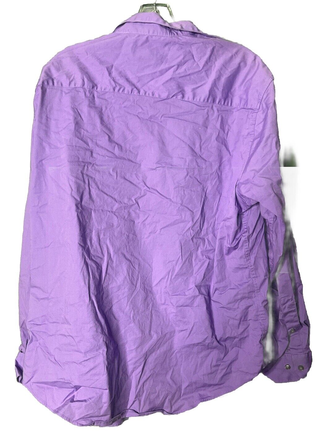 Alfani Shirt Mens 17 17.5 34/35 Button Up Slim Fit Performance Wicking