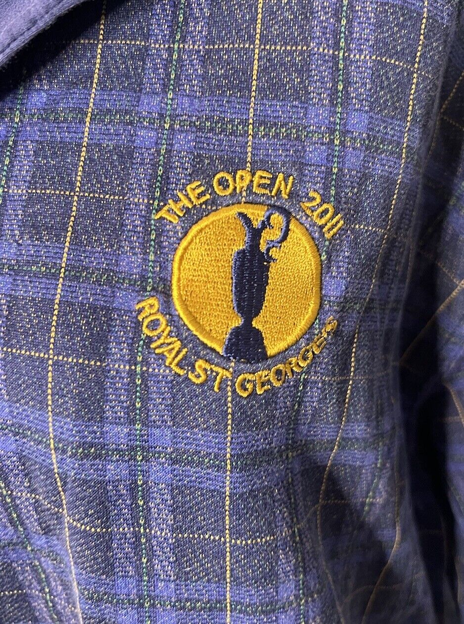 THE OPEN MEN'S SIZE M SHORT SLEEVE POLO SHIRT