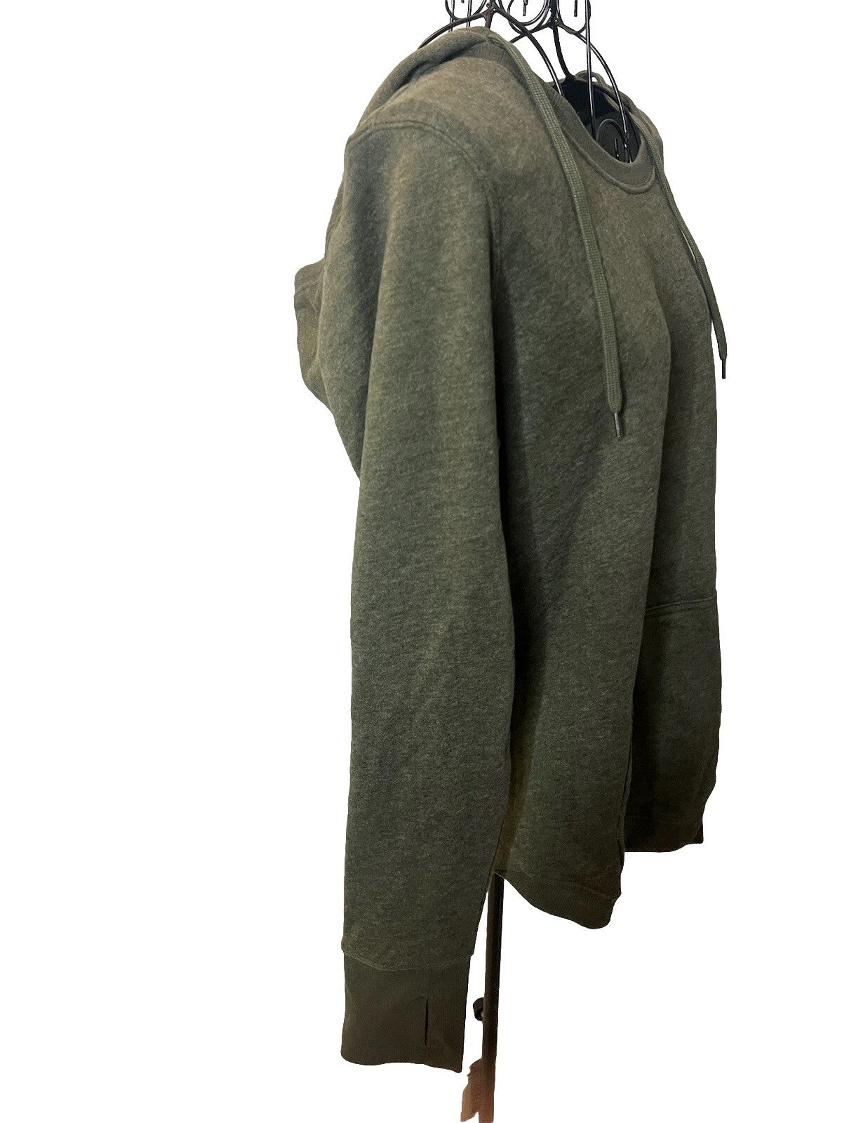 Tek Gear Warm Tek Medium Pullover Hoodie Green Long Sleeve Pocket