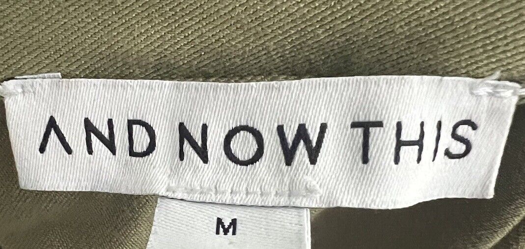 And Now This Button Down Shirt Size Medium