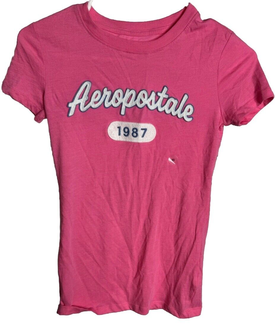 Aeropostale Classic Crew Women’s Short Sleeve Crew Neck T-Shirt Size XS