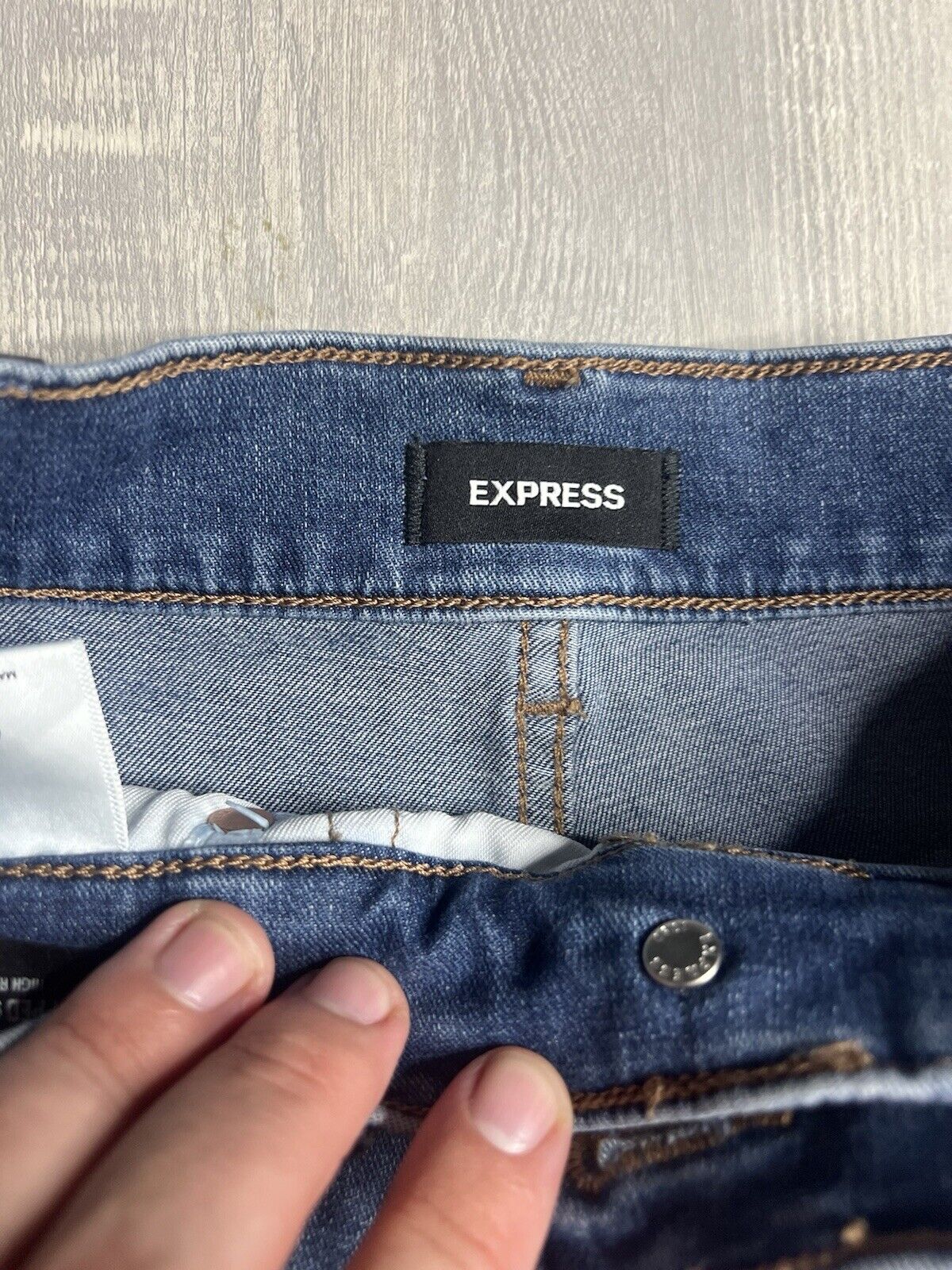 Express Jeans SZ 0 Zero Cropped Legging High Rise Womens