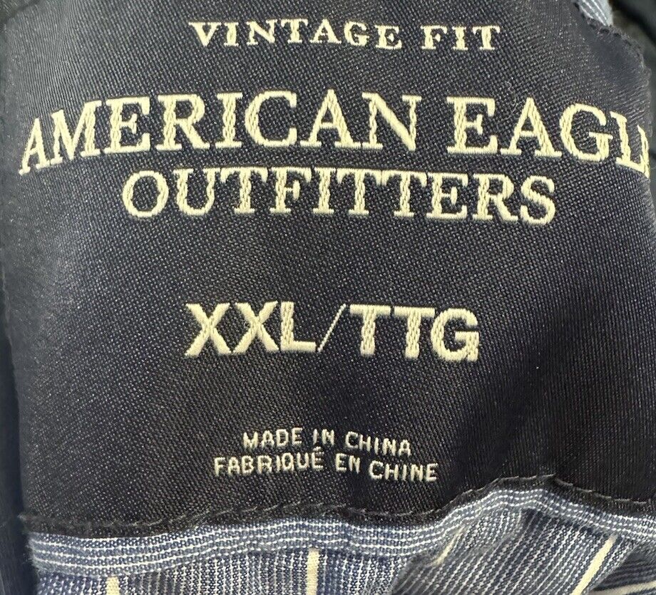 American Eagle Outfitters 2XL Long Sleeve Button Classic Fit
