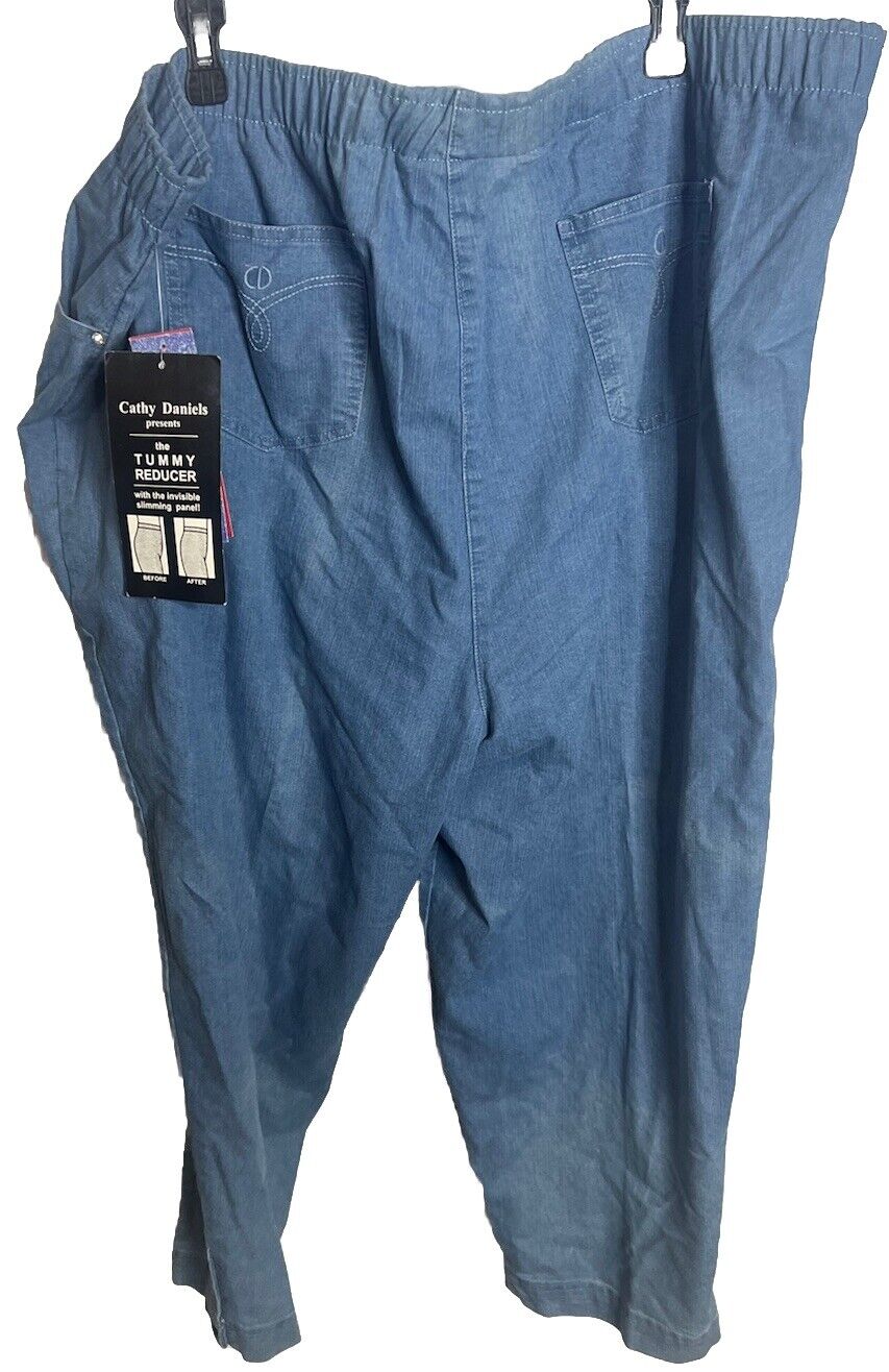Cathy Daniels Pants Woman Size 3X Stretch Back Pockets