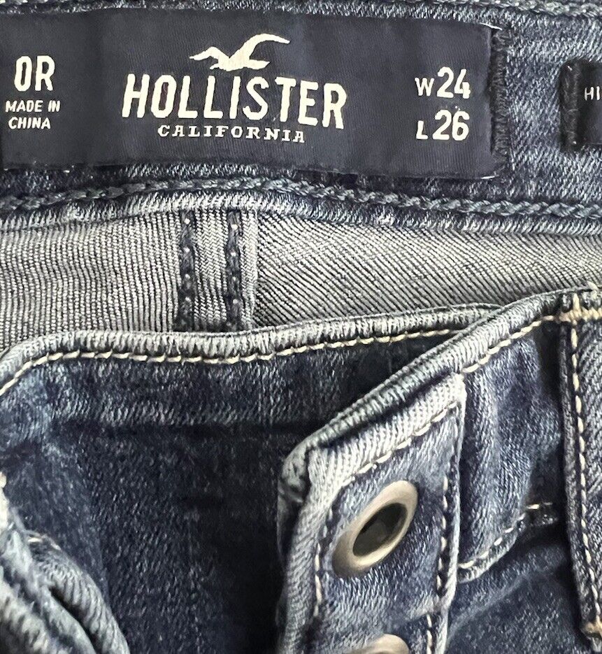 Hollister Jeans Womens 0s (24x26) High Rise Super Skinny