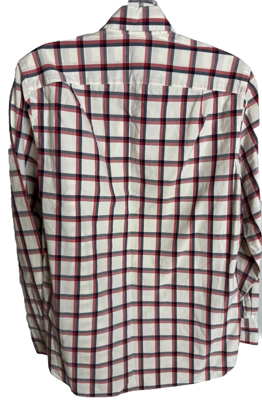 J Crew Flannel Shirt Xs Slim Fit Long Sleeve Button Down Multicolor Check