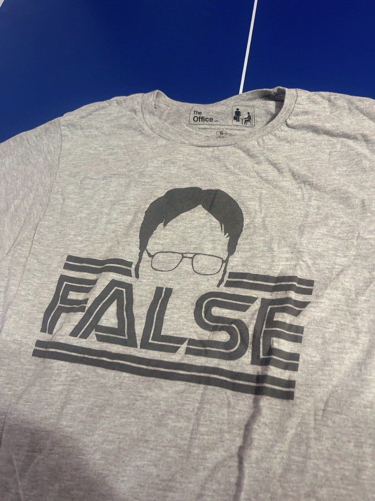 The Office Dwight Schrute False T-Shirt Size Small Athletic Fit