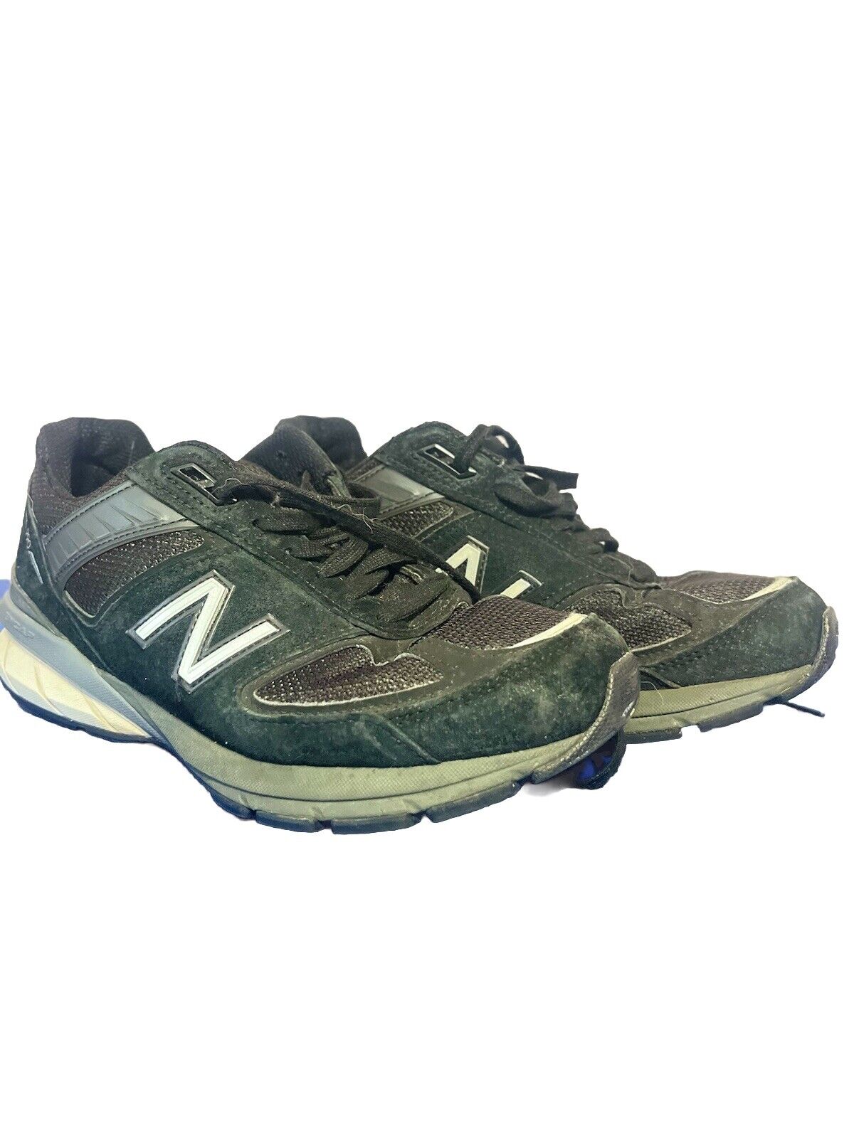 New Balance Womens 990 V5 Black Running Shoes Sneakers Size 9 USA