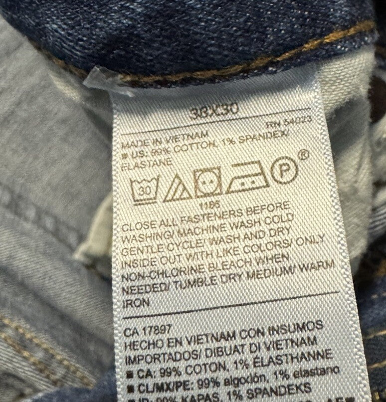 Old Navy Baggy Jeans Mens Size 38X30 Blue Denim Loose