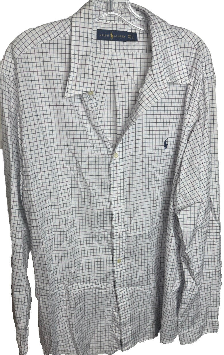 Ralph Lauren Mens Long Sleeve Button Down Shirt Size 2XL