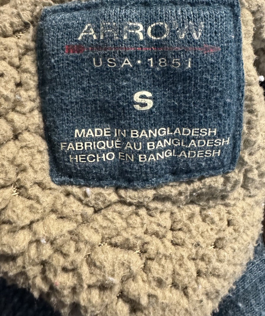 Arrow Men’s Long Sleeve Casual Pullover Size S