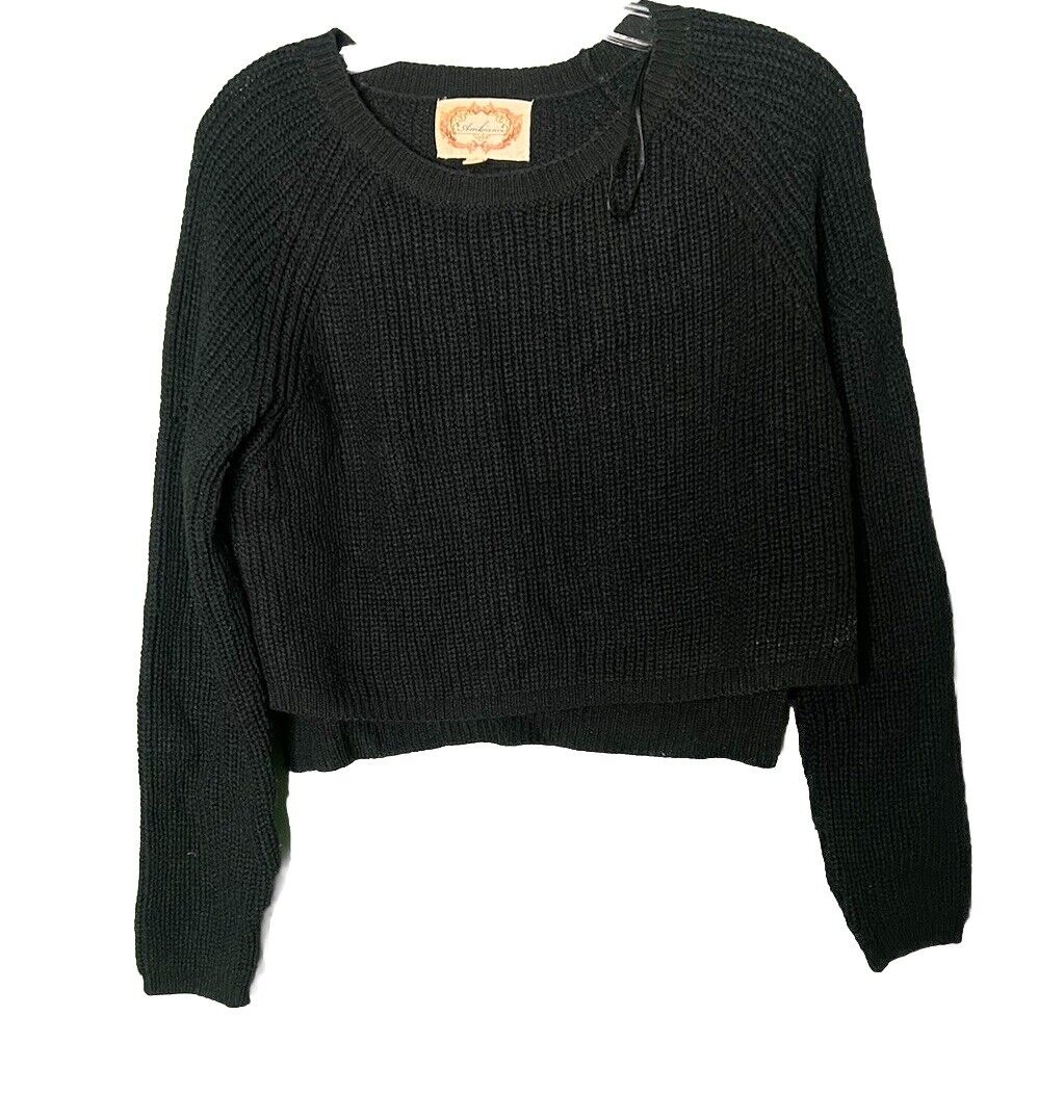 Ambiance Womens Long Sleeve Sweater Size S