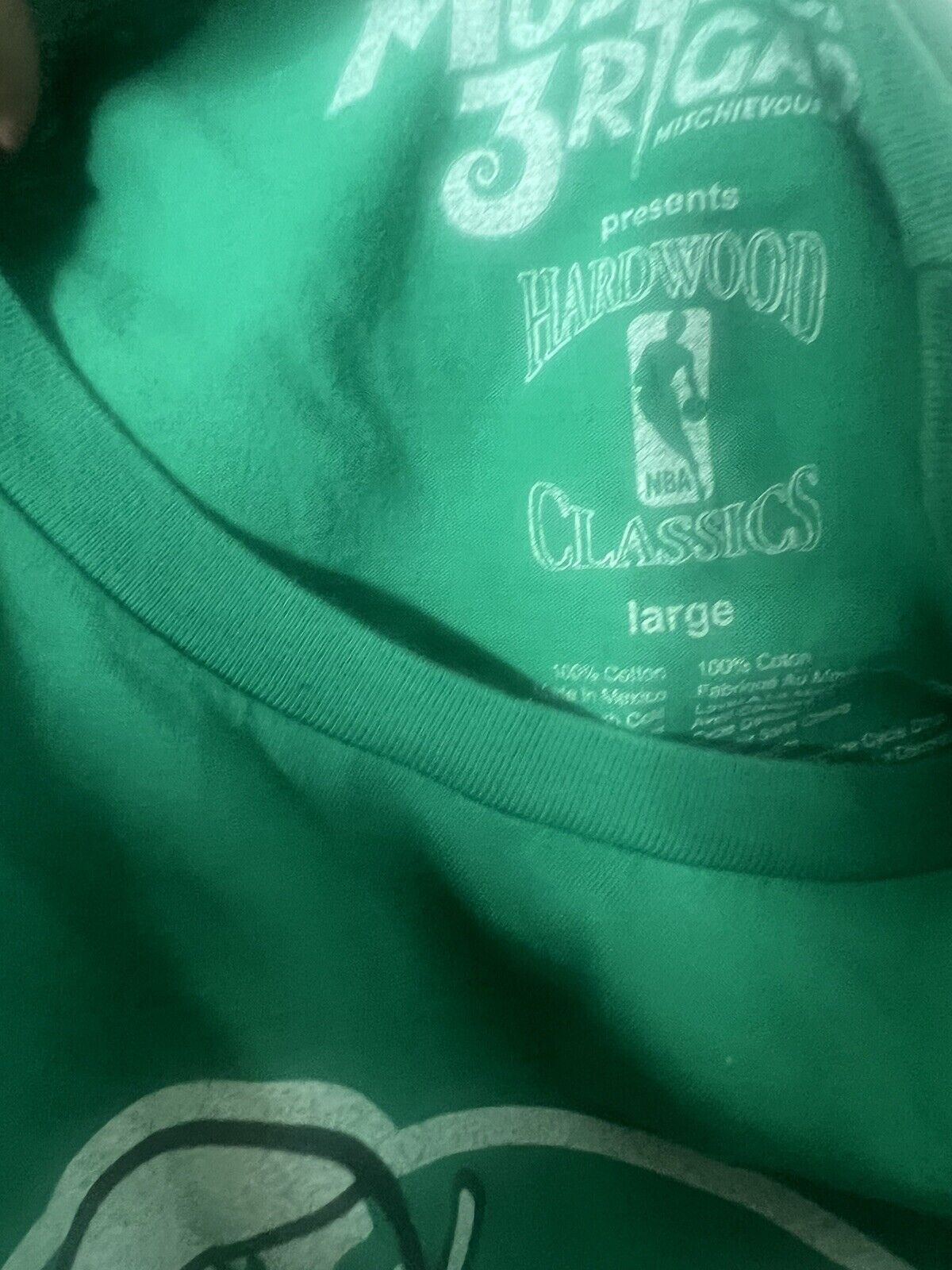 Boston Celtics Size Large