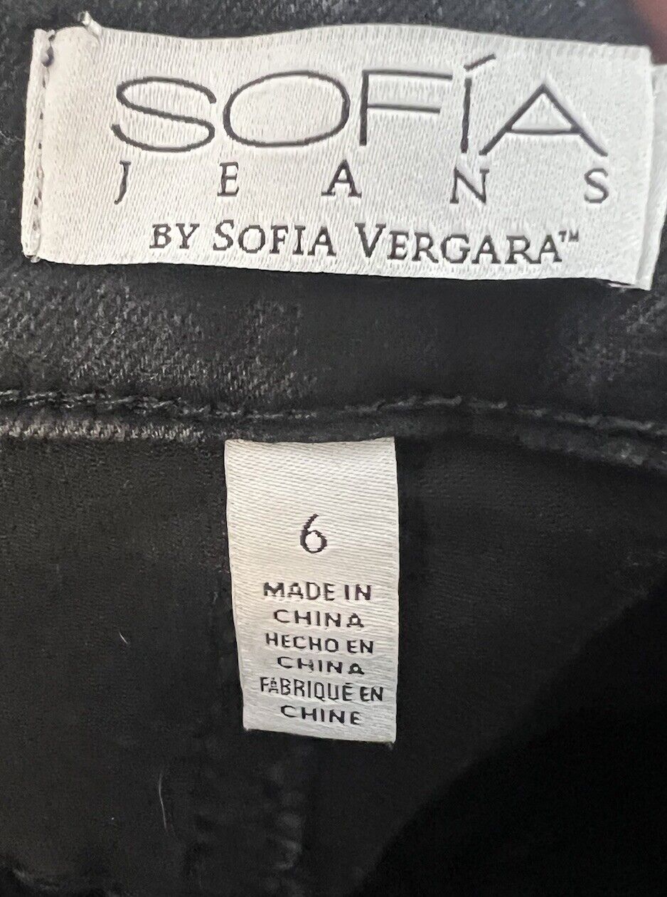 Sofia Jeans by Sofia Vergara Melisa High Rise Flare Various Sizes Black NEW 6