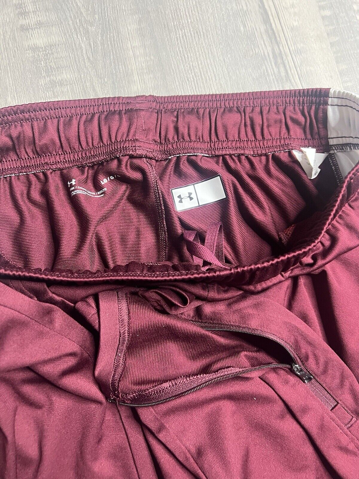 Under Armour Athletic Pants Men Large Bottom Zippers
