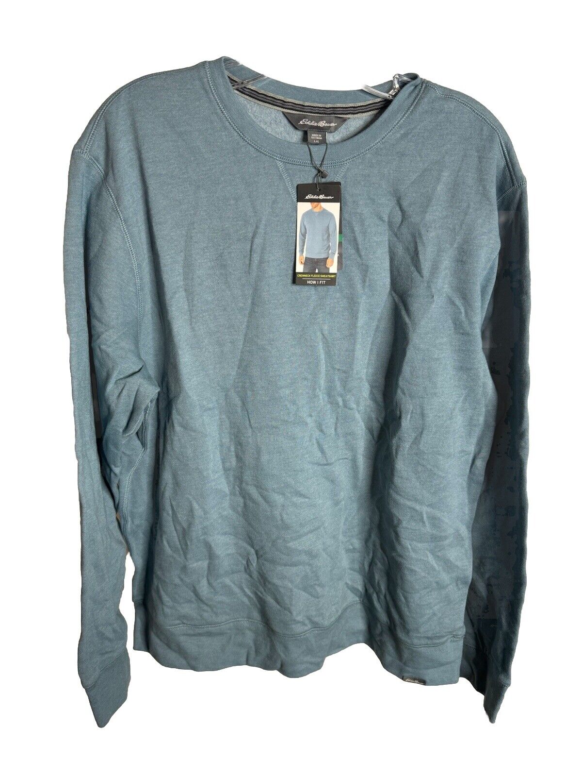 Eddie Bauer Men's Crew Neck Sweatshirt Size Large NWT