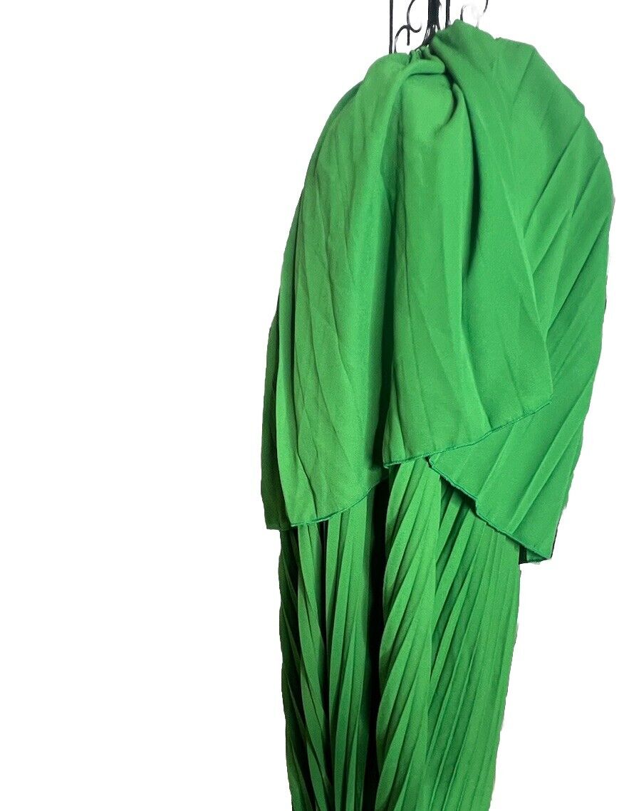 RebDolls Green Ruffled Strapless Lace Midi Dress Size 1X