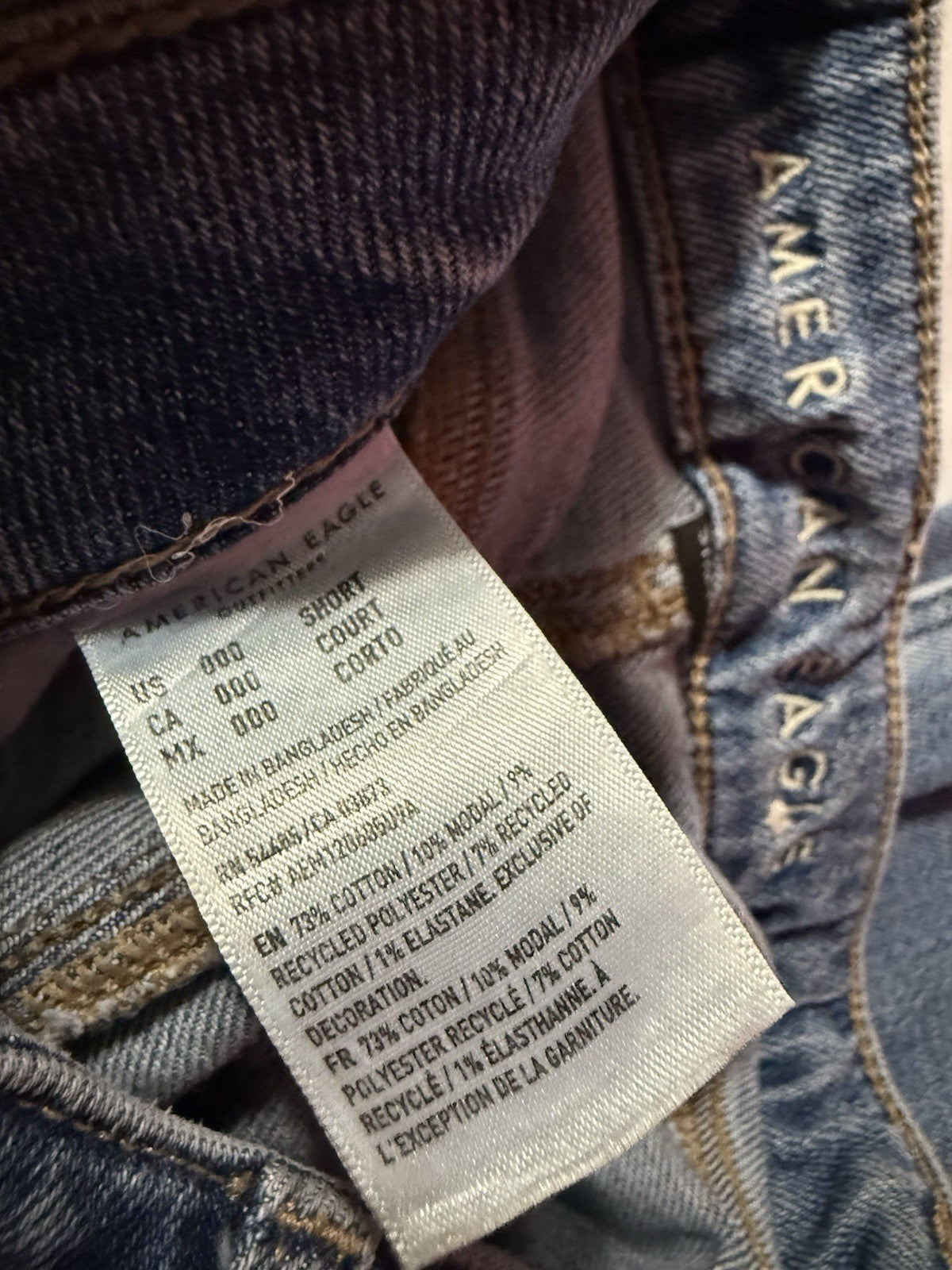 American Eagle Denim Jeans Women’s Us Size 000, Blue, High Quality Good Find OBO