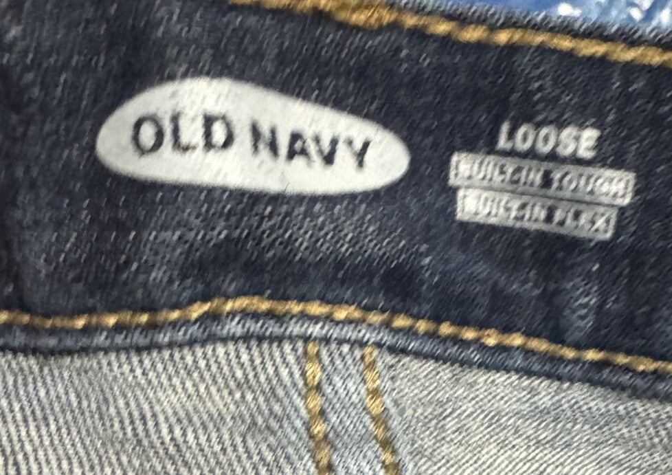 Old Navy Baggy Jeans Mens Size 38X30 Blue Denim