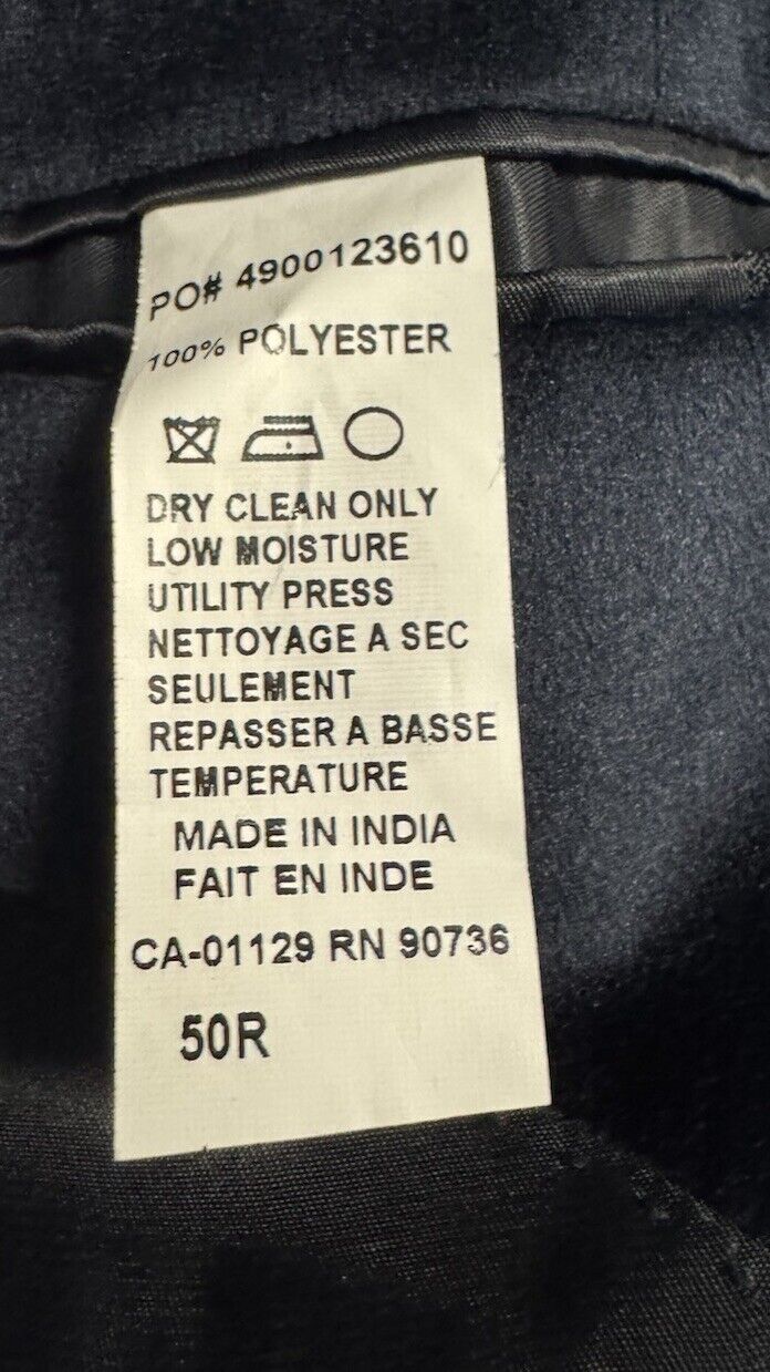 Lauren Ralph Lauren Blazer Mens 50R Navy Blue Two Button