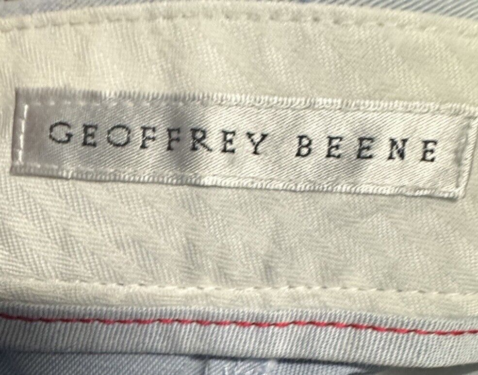 New Geoffrey Beene Flat Front Stain Protection Stone Khaki Pants Size 36 X 30