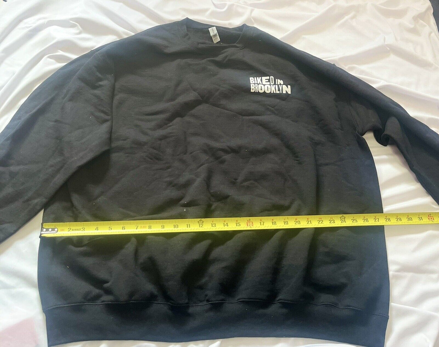 Baked In Brooklyn Sweatshirt, Mens Size 4XL, Black, Gilden Sweatshirt, Mint Cond