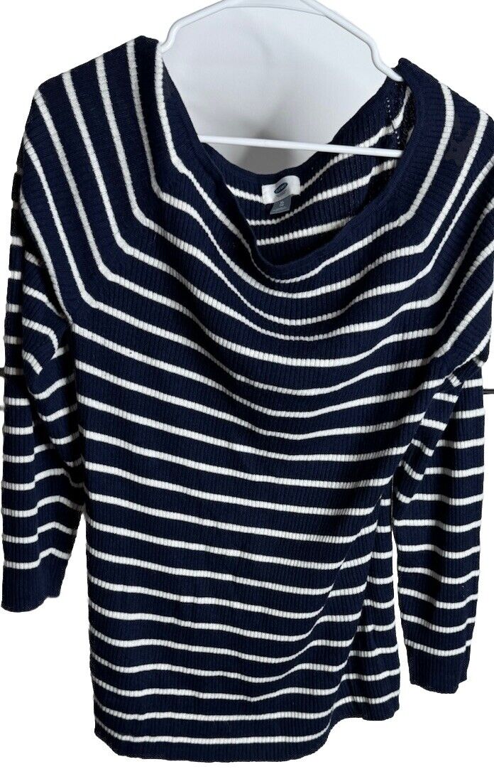 Old Navy Women's Long Sleeve Stripe Casual Shirt Size XL