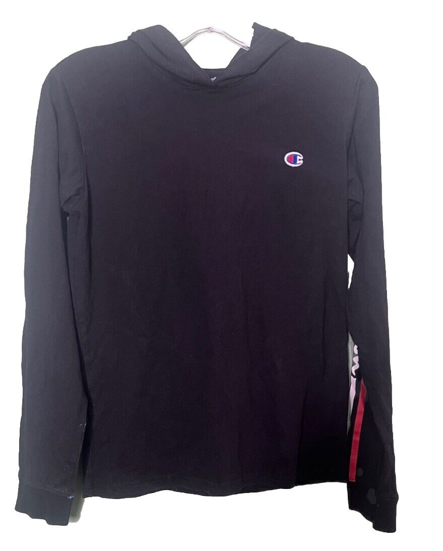 Champion T-Shirt Men's XL Long Sleeve Crew Neck Hoodie