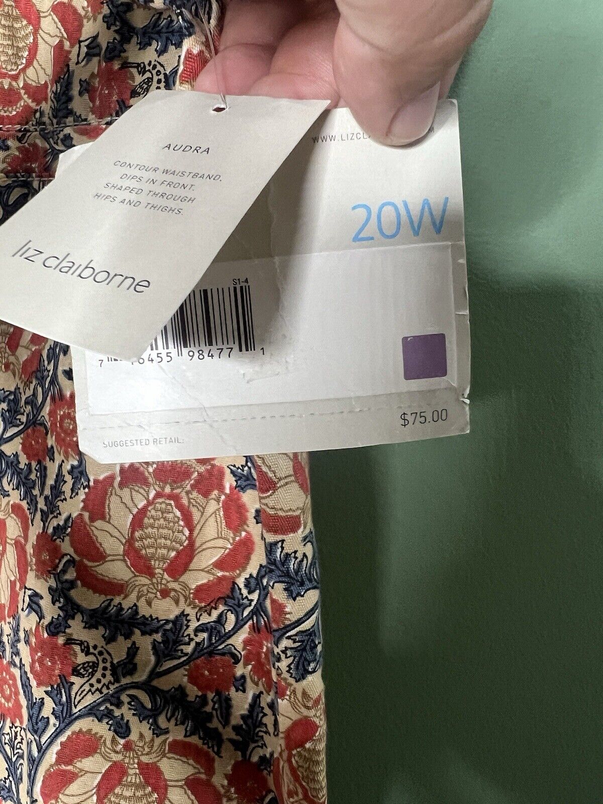 LIZ CLAIBORNE CAPRIS PLUS SIZE 20W,