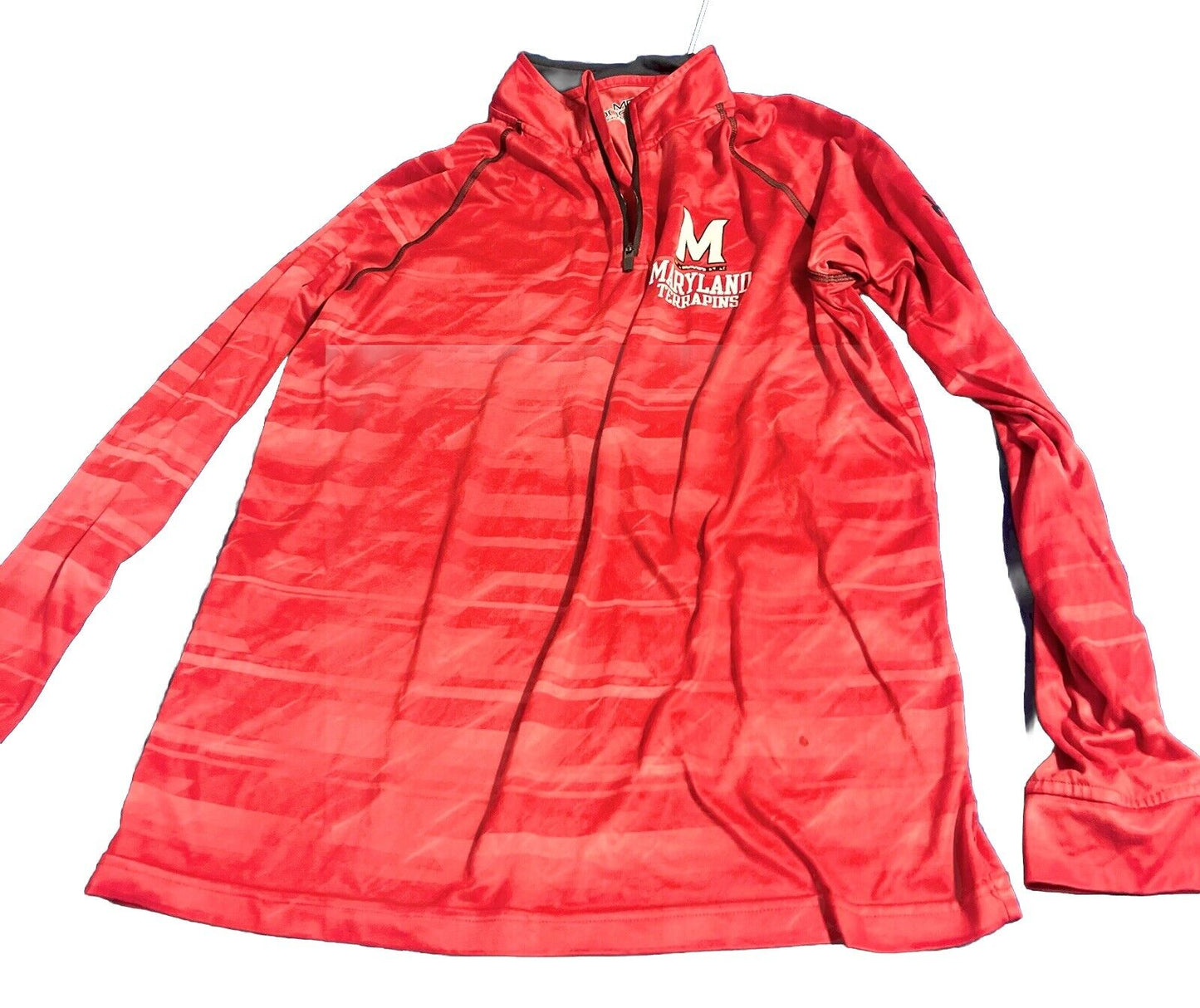Under Armor Sports Jacket, Athletic Wear, Rare, Men’s Medium, Bright Red,footbal