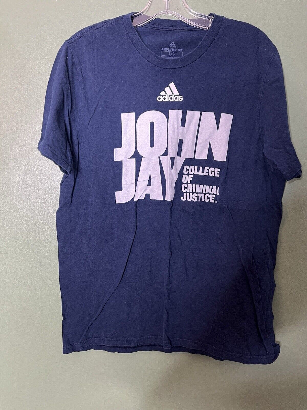 ADIDAS Amplifier (John Jay) Shirt Short Sleeves Size Large