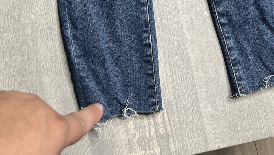 Express Jeans SZ 0 Zero Cropped Legging High Rise Womens