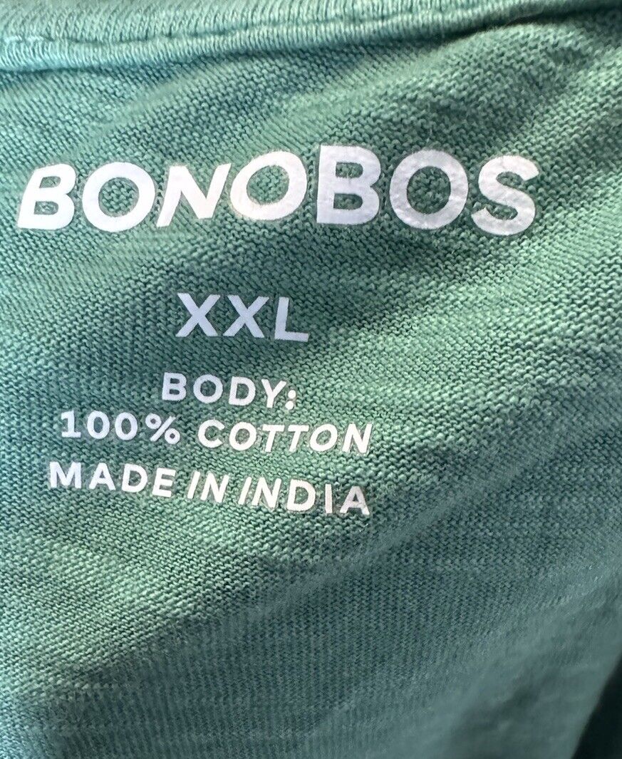 Bonobos Shirt Adult 2XL Polo Standard Fit Short Sleeve Casual Rugby Mens