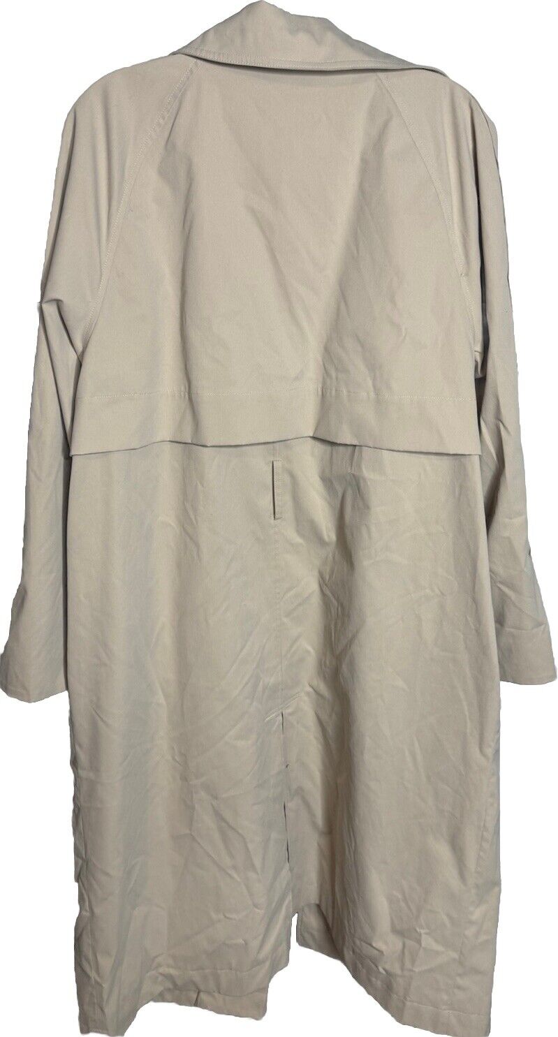 DKNY Khaki Trench Coat Medium Light Tan Jacket