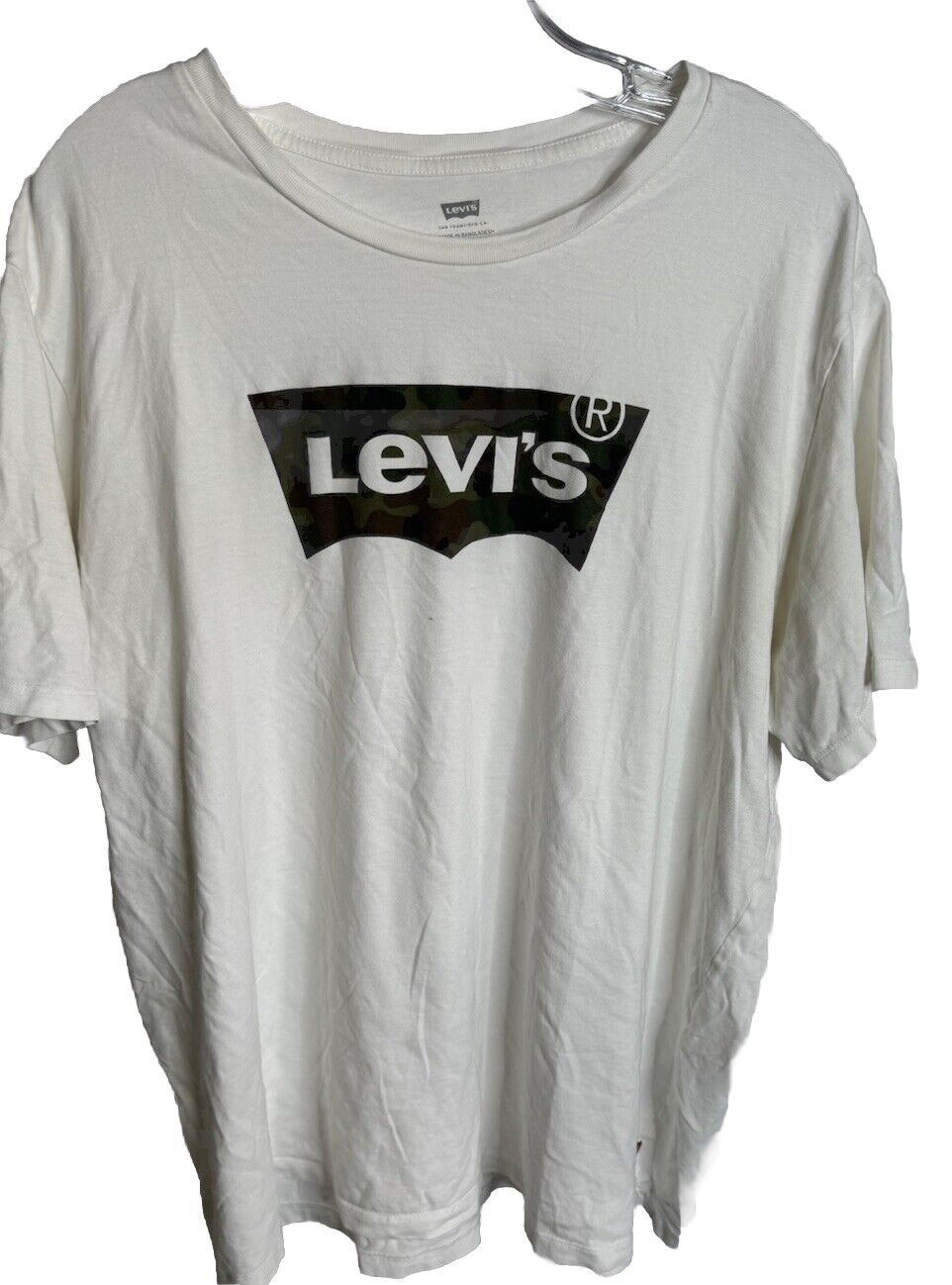 Levi's Strauss & Co. Graphic Logo T-Shirt Mens Size 2XL Crew Neck