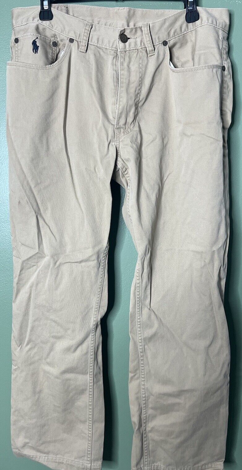 ralph Lauren polo pants men's 34x30 beige