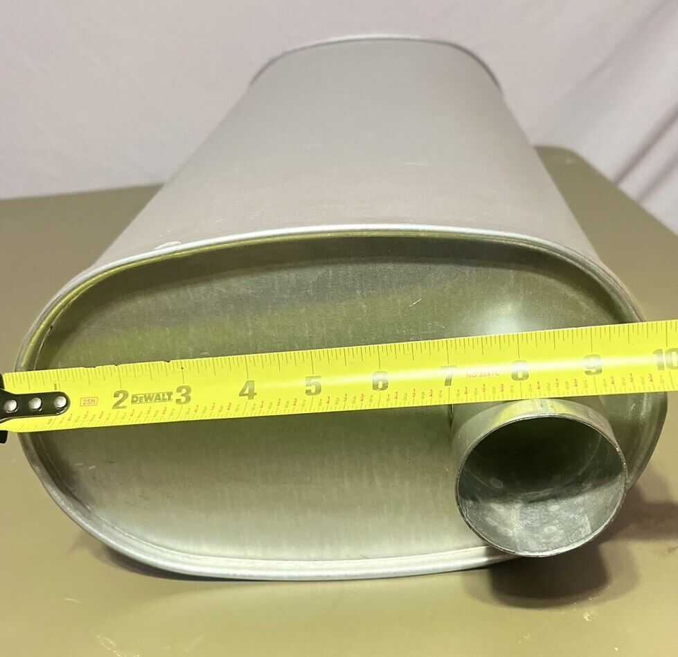 Muffler, Unknown Brand, Mint Condition, Never Used, 2.25 Inch Connections,