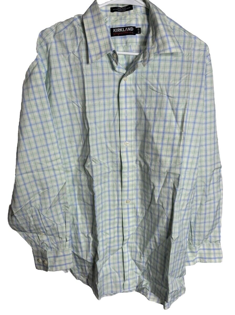 Kirkland Signature Men's Traditional Fit Dress Shirt 16.5 X 33