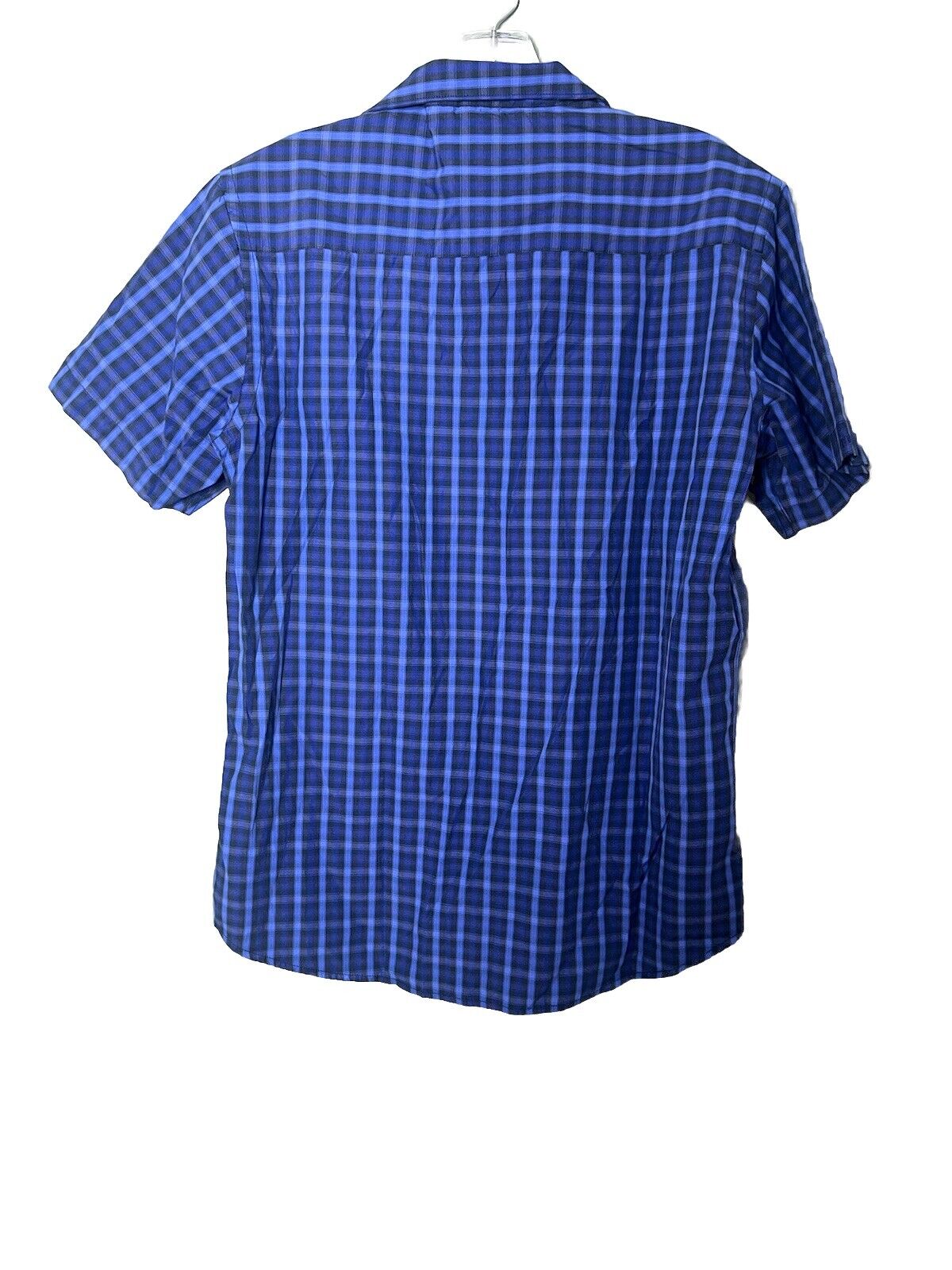 John Miller Dress Shirt Men's 42CM Short Sleeve Button Down Shirt