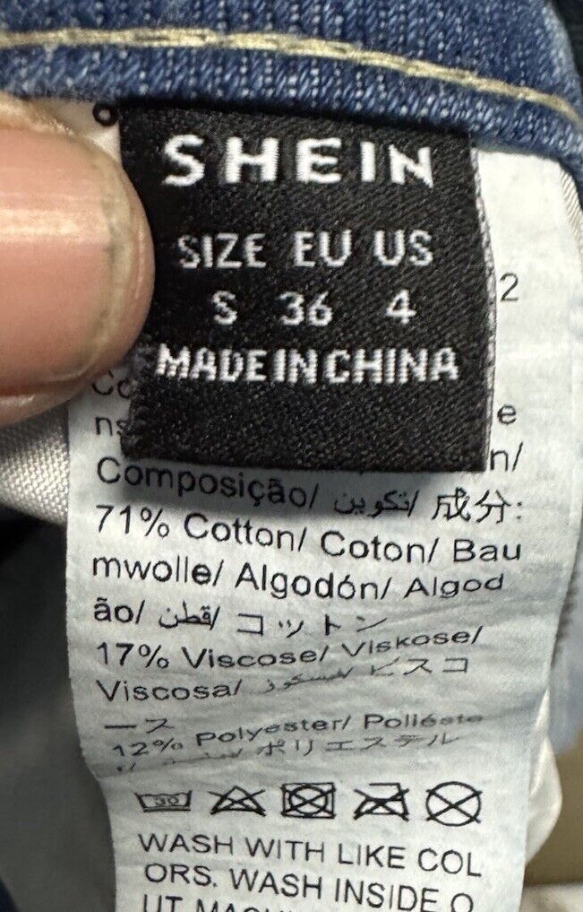 Shein jeans women size 4 high rise