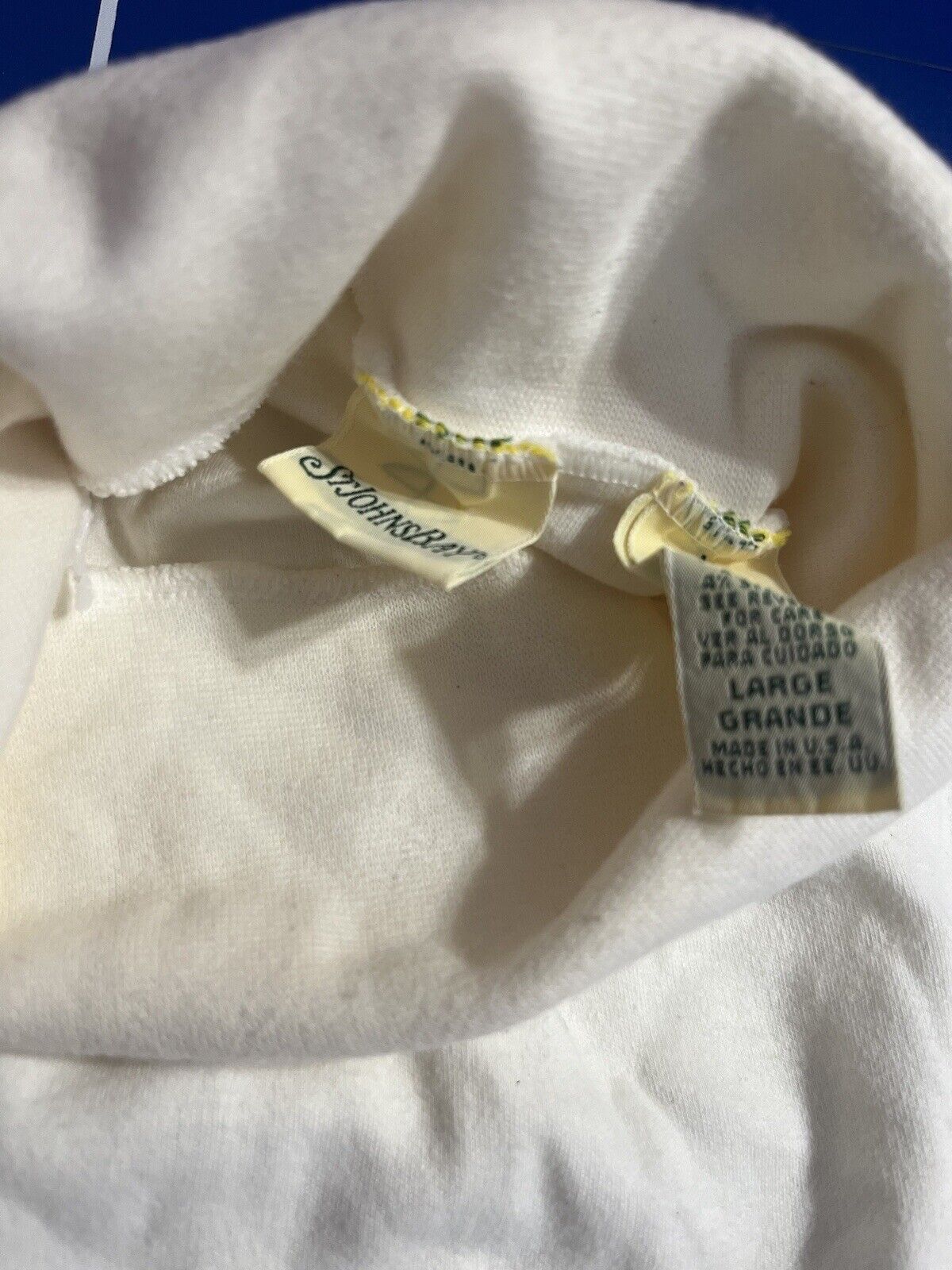 St Johns Bay Sweater Men Large Sweatshirt Turtleneck Vintage USA Adult L