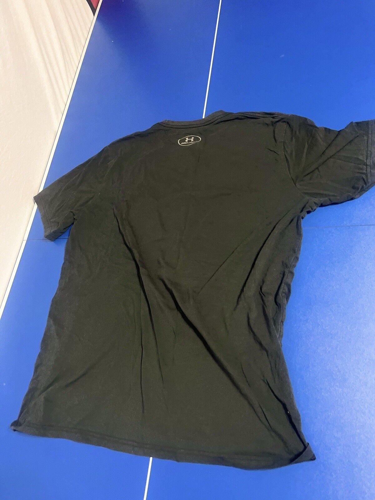 Under Armour Men's Adult Sz L Tee Shirt T Black Loose Heatgear Athletic Casual