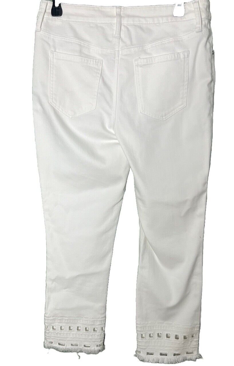 So Slimming Girlfriend Slim Leg Crop Size 4 Regular Skinny Stretch