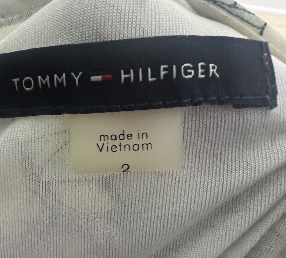 TOMMY HILFIGER Black Floral Dress Size 2