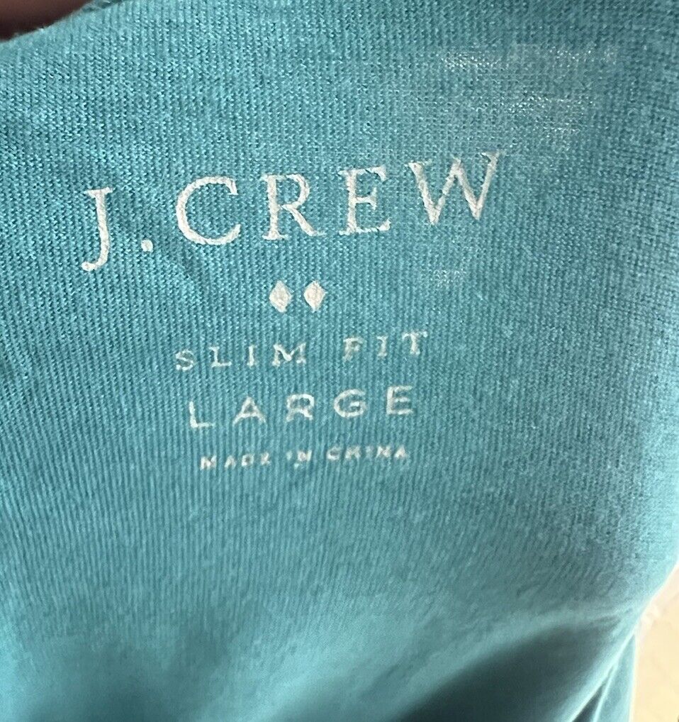J. Crew Washed Men's Short Sleeve Casual T-Shirt - Size Large